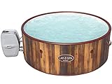 Bestway LAY-Z-SPA Helsinki AirJet™ Whirlpool, 180 x 66 cm, 5-7 Personen, rund, Holz-Optik