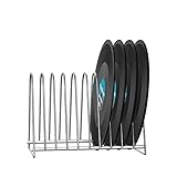 CD Ständer Dreieckiger Vinyl-Schallplatten-Aufbewahrungshalter, Edelstahl-Schallplatten-Präsentationsständer, Desktop-Vinyl-Halter, multifunktionaler dreieckiger Datei-Organizer CD Halter ( Color : 10