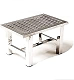 Duschhocker, Badesitze, Duschbank und Hocker, Duschhocker, Dicker Badezimmer-Badehocker aus Edelstahl, Heimhocker, tragender, Rutschfester Duschstuhl mit 100 kg