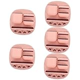 Zerodeko 5 Stück Fernbedienungs-Lagerregal Schwarzer Ständer Dekoratives Wandregal Kunststoffständer Wandhalterung Haken Wandhalterung Lagerregal Werkzeug Wand-Organizer