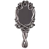 Pacific Trading Gothic Kraken Handspiegel Home Accent Decor, kleine dekorative antike Meerestiere inspiriert, Silberton Spiegel mit Griff, 14050