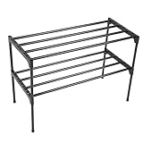 Homoyoyo Eckschuhregal Edelstahlregal Eckregal Für Bücher Balkon Blumentopfregal Schuhregal Schuhaufbewahrung Organizer Schuhregal Haushaltsmöbel 3-Lagiges Regal