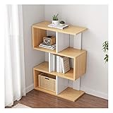 GRFIT Bücherregale Modernes 3-Tier-offenes Buchregal Hölzerner Bücherregal for Büro, Badezimmer, Küche, Wohnzimmer Bücherregale Standregal (Size : 3-Tier)