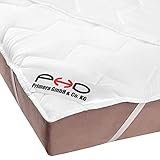 PHD Primera Matratzenschoner 160x200 cm - 60°C waschbar u. Allergiker-empfohlen für mehr Hygiene im Bett. Matratzenauflage und Matratzenschutz für Matratze, Boxspringbett u. Topper für 160 x 200