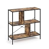 Vicco Loft Bücherregal Fyrk Wandregal Standregal Holz Regal Natur Aufbewahrung 79x80x30 Vintage