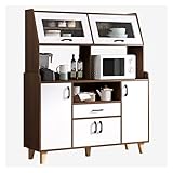 SUNESA Buffetschrank Sideboard Wohnzimmer Einfacher Teeschrank Küche Aufbewahrungschrank Haushaltsspeicher Locker Akzentschrank