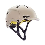 Bern WATTS 2.0 Fahrrad Helm, Sand matt, L