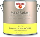 Alpina 2,5 L. Feine Farben, Farbwahl, Edelmatte Wandfarbe für Innen (No.29 Glanz des Sonnenkönigs -