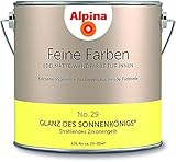 Alpina 2,5 L. Feine Farben, Farbwahl, Edelmatte Wandfarbe für Innen (No.29 Glanz des Sonnenkönigs -