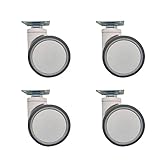 Set von 4 Laufräder, keine Boden markie, stille Laufräder für Möbel, Nylon-Trolley-Räder für Möbel, Wagen, Büros tühle-2.5 inches