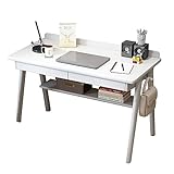 Arbeitstisch büro Hause Massivholz Schreibtisch Wohnzimmer Schlafzimmer Student Studie Tisch Moderne Einfache Multifunktionale PC Tisch Massivholz PC Tisch Laptop-Tisch Büromöbel ( Color : E , Size :