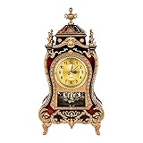 Vintage Schreibtisch Uhr, Antike Uhr, Europäischen Stil Wanduhr Barocke Retro Tischuhren,für Wohnzimmer Dekorative,Home Hotel Dekorative, Schreibtisch Wecker