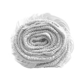 COZY HEAVEN | Premium Eukalyptus Spannbettlaken | 100% Tencel™ Lyocell | Bis 30cm Höhe | Mit Seitenkennzeichnung | Atmungsaktiv | Milbenfrei | Ganzjährig geeignet (Shiny White, 140x200)