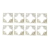BETOOKY 1 100 Stück Möbelaufkleber Eckenschutz Für Möbel Rouge-Dekor Leere Holzscheibe Ornament Möbelapplikation Scrapbooking Eckenschutz Diy-Verpackung Dekorative Holzverpackung