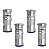 Möbelbeine, verstellbare Schrankbeine, 4er-Set, Dicke Sofabeine aus Aluminiumlegierung, Tischstützfuß (Silbe
