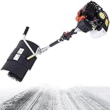 42,7 cc 2-Takt-Schnee-Kehrmaschine, 3,5 PS Gas-Power-Kehrmaschine, Benzin-betriebene Kehrmaschine mit luftgekühltem Motormotor für Straßenrasen, Garten, Hof, Rasen, Schneereinigung