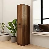 Chusui Apothekerschrank, Medikamentenschrank, Medizinschrank, Hausapotheke, Medikamenten Aufbewahrung, Arzneischrank, Braun Eichen-Optik 30x42,5x150cm Holzwerkstoff