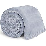 Familybox Kuscheldecke Flauschig, Decke Kleine Fleecedecke für Couch, Weich und Warme Decken als Sofadecke Wohndecke Couchdecke Tagesdecke, Blanket für Sofa Bett 200 x 230 cm, Mikrofaser Grau