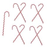 Healeved 20 Stück Mini-Kranz Tischdekoration Plastikpuppe Gedrehte Zuckerstangen Weihnachtsdekoration Mini-Zuckerstangen-Ornamente Rote Weihnachtsbaumdekoration Kunsthandwerk