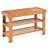 BinOxy schuhregal 3 Stufe Schuh Rack Bench Storage Regal Organizer Eingangstätte Home Stabdy Shelf Storage Organizer Schuhablagen