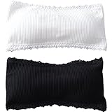 Lipfer 2 Pcs Frauen Bandeau Trägerloser Bralette Seamless Bandeau Crop Tube Für Frauen Täglich Gunst
