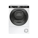 Hoover H-DRY 500 NDPEH10A2TCBEXS-S Wärmepumpentrockner / 10 kg / Smarte Bedienung mit WiFi + Bluetooth / AquaVision-Kondenswasserbehälter mit optischer Füllanzeige direkt im Bullauge / Symbolblende