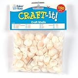 Baker Ross AG838 Mini-Naturmuscheln für Kinder, Kunst und Handwerk, cremefarben, 150 Stück