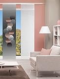 Vision S 84193 | OREGIO Schiebegardine, halbtransparent, Bambus-Optik, 260x60, Farbe:Kupfer, Größe:260 x 60 cm, Anzahl:1x