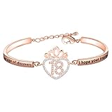 Geburtstagsgeschenke Armband für Frauen und Mädchen, 12., 13., 16., 18., 30., 40. Geburtstag, Charm-Armband mit Krone und Königin
