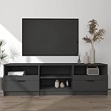 Home Furniture TV-Schrank, schwarz, 150 x 33,5 x 45 cm