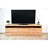 Mayaadi-Home TV-Schrank Abaro Kernbuche Natur geölt RTV Regal Lowboard Massivholz Anrichte Wohnzimmer Wohnzimmerschrank Stehend Stauraum Kommode Esszimmer Schlafzimmer 185x55x45 cm