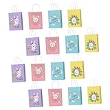 SEWACC 16 Stück -Einkaufstaschen Stoff-Geschenktüten Geschenkverpackungstüten Geschenktüten In Großen Mengen -Party-Leckerei-Taschen Osterkorb-Taschen