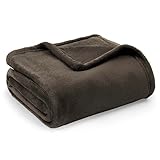 BEDSURE Kuscheldecke Flauschig Decke Fleecedecke - Wohndecke Warm Winter Weich, Sofadecke XL, Decke Couch Blanket, Wohn- & Kuscheldecken 150x200cm, Sofa überwurfdecke Braun