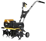 TEXAS FRZ 5800 Akku Bodenhacke (Gartenfräse mit 58 Volt, 60 cm Arbeitsbreite, 26 cm Frästiefe, 2 Vorwärtsgänge und 1 Rückwärtsgang, inkl. 4 Ah Akku und Ladegerät)