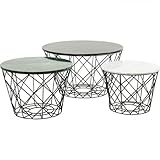 Kare Design East Coast Rund Couchtisch (3/Set)