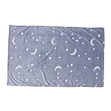 Homoyoyo 1Pc Flanelldecke Woobie Decke Couchdecken Leuchtende Decke Leuchtende Decke Schlafende Kinderdecke Schlafdecke Weiches Fell Büro Bedruckte Decke Bürodecke