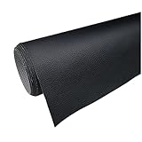 Cotogni Gestepptes Leder 23 Farben Künstliches Ledergewebe 0.55mm Dicke, Wasserdicht, Geeignet Für Sofa, Zuhause Innenraum, DIY Crafts Production (einteilig = 1,6 M * 1m)(Color:1#)
