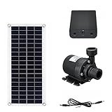 50 W Solar Panel Kit 800 L/H Bürstenlose Solar Wasserpumpe Solarzelle Photovoltaik Panel Brunnen Wasser Pumpe wasser Pool Teich Pumpe