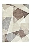 Gino Falcone Teppich aus 100% Polypropylen; maschinell gewebt | Größe: 140 x 200 cm; Farbe: Braun Multi | Florfäden: ca. 179200 Varnita