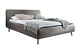 sette notti 180x200 cm Landhausstil Webstoff Taupe, Bett mit variabeler Einlasstiefe, Mattis Art Nr. 1454-10-5000