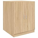 vidaXL Waschmaschinenschrank Badschrank Badmöbel Badezimmerschrank Schrank Badezimmermöbel Trocknerschrank Sonoma-Eiche 71x71,5x91,5cm