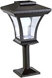 Lunartec Solar-Laternen außen: Solar-LED-Standleuchte SWL-05, 45 Lumen, 0,3 Watt (refurbished) (Solarleuchte Standleuchte)