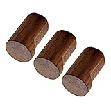 Alipis 1 Set 3-Teilige Haken Strapazierfähige Haken Kleiderhaken Rustikale Garderobe Schlüsselanhänger Headset-Haken Kleiderhaken Holz Kleiderhaken Bademantel Schwarze