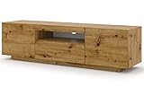 BIM Furniture Lowboard TV Schrank Aura 150 cm Hängend oder Stehen universal Unterschrank Fernsehschrank TV Board Sideboard HiFi-Tisch Hängender Schrank (Artisan Eiche ohne LED)