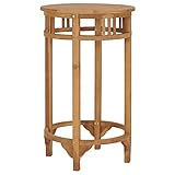 MATTUI Möbel Bartisch ? 60 cm Massivholz Teakholz