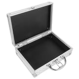 Alipis Box Tragbarer Werkzeugkasten Tragbarer Make-Up-Organizer Reise-Medikamentenset Mehrzweck-Kosmetikkoffer Koffer Aus Aluminiumlegierung Notfallset Box Schutz Medizin Truhe