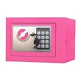 Elektronischer digitaler Geldkassetten-Sicherheitstresor mit Schlüsseln und elektronischer Tastatur für das Heimbüro, zum Aufbewahren von Waren, Wertsachen, Pässen, Schlüsseln, Geld, Schmuck, 23