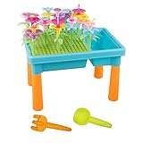 RedCrab Blumengarten Spielzeug Kinder, 3-in-1 Garten Blumen Spieltisch Sand Wassertisch Outdoor Spielzeug Set für Kinder, DIY Bouquet Sets Kleinkind Aktivitätstisch Strandspieltisch Spielzeug