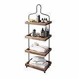 Loberon® Etagere Lasse, braun/schwarz