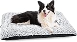 JOEJOY Hundebett Mittelgroße Hunde, Hundekissen waschbar, Flauschig Hundebett Hundematte, Anti Stress Hundebetten Hundekissen, rutschfest Faltbar Hundebett für Hunde, S 74 x 53 x 7cm